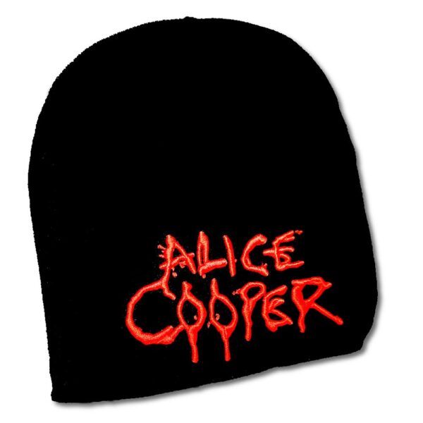 Alice Cooper - Mössa / Beanie - 3D broderad dripping logo