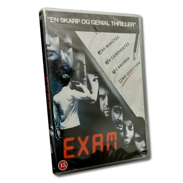 Exam - DVD - Thriller - Gemma Chan - Danskt omslag