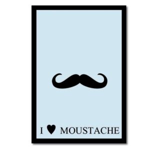 Moustache - Spegeltavla / Pubspegel / Barspegel